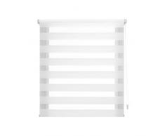 Blindecor Indus Estor Enrollable Doble Tejido Noche y Dia Easy Fix, Crema, 107 X 180 cm