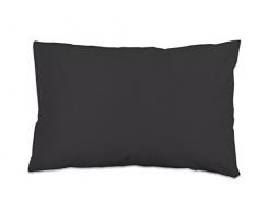 Soleil dOcre 554826 - Funda de almohada de algodÃ³n, color gris, talla 50 x 75 cm