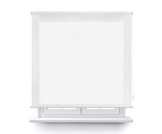 MERCURY TEXTIL Estor Enrollable translúcido Liso (Blanco, 150x180cm)