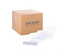 Cortina de fleje de PVC Cortina elástica industrial de 2x200 mm, transparente, completamente premontada, rieles de montaje galvanizados, resistente a la intemperie, protección contra salpicaduras