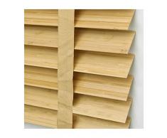 GYH Persianas de bambu Persianas de madera maciza Baño de bambú Dormitorio de estudio Sala de estar Oficina Persiana enrollable Persiana de elevación Persianas de 3 colores de tamaño múltiple opcional