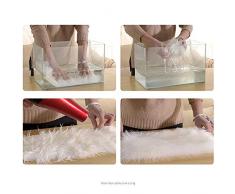 Zyhlf Alfombra de Lana de imitación de Color Rosa, Alfombrilla de Piso, Sala de Estar de Felpa, Mesa de café, sofá, Mesa de Noche, Manta, cojín para Ventana,60 * 180cm