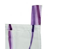 SIMPVALE Condole Estilo Romano Ola caida Cortina Sombra Ventana Cortina para Balcon y de la Cocina, Cafe (púrpura, Ancho 80cm x Altura 140cm)