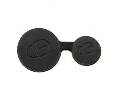 GOZAR Cojín De Goma Caso De Llavero 2 Botones Para Peugeot 106 206 306 405 406 Saxo Xsara