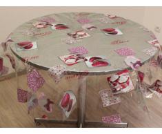 Mantel cristal redondo TEA TIME