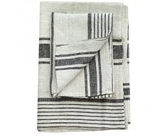 Linenme 100cmx145cm. Toalla de baño Provance de lino. Color negro.