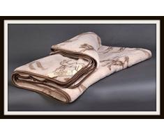 Pelo natural manta de lana 100% de Lana Merino lana Alpaca 200 x 200 cm Edredón ELEGANCE LIGHT pelo de camello nueva Zelanda