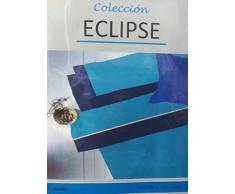 JUEGO SÁBANAS DE VERANO LISAS (3 PIEZAS) (180_x_200_cm CAMA 2 PLAZAS ESPECIAL, AZUL Y Marino)