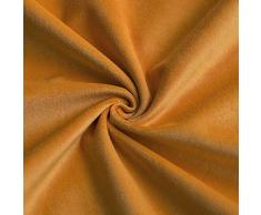 MIULEE Pack de 2 Terciopelo Suave Funda de Cojín Decorativo Cuadrado Manta Funda de Almohada para Sofá Dormitorio Coche con Cremallera Invisible, 20"x20",50x50cm, Golden