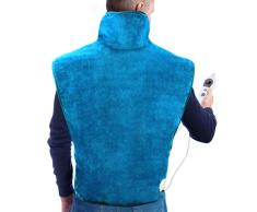 Hosome Almohadilla Térmica Eléctrica para la Espalda, Hombros y Cuello Calentado, Manta Electrica con Tecnología de Calentamiento Rápido con 6 Calentamiento Niveles, Esterilla Electrica 60x90cm