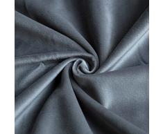 MIULEE 2 Piezas Terciopelo Funda de Cojine Funda de Almohada del Sofá Throw Cojín Decoración Almohada Caso de la Cubierta Decorativo Almohadas para Sala de Estar 50x 50cm,20 x 20 Pulgadas Gris