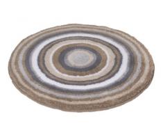 Meusch 2253271307 Mandala - Alfombra circular (60 cm de diámetro), color marrón