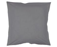 Douceur dIntÃ©rieur - 1640687, Funda De Almohada, 63 X 63 Cm, Lit Uni, Liso 57 Hilos, Gris