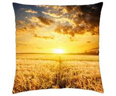 Campos de trigo - Funda de cojín (18