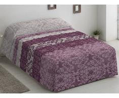 Camatex - Conforter Catalina Cama 105 - Color Beig (edredón de Acolchado Grueso época de frío con Cintas y Botones como Sistema de Ajuste)