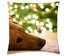 Perro de la Navidad - Funda de cojín (18