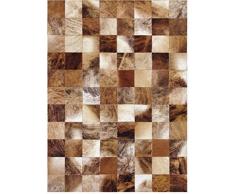 Vip Leather Nueva Alfombra de Piel de Vaca Patchwork. Diseno Exclusivo. Codigo Ar160 (120 cm x 180 cm)