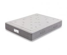 FLEX - Colchón Flex Nube Visco Con Gel - 135X182, Color Gris/Gris Perla