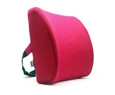 Valuetom Premium apoyo lumbar almohada – Espuma de memoria Lumbar cojín de apoyo para su casa, silla de oficina, coche y – nuevo diseño ergonómico de Memory Foam con tejido de malla Cool