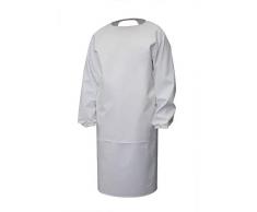 3Kamido® Delantal profesional, delantal de PVC con mangas, delantal de carnicero, delantal para veterinarios, delantal de lavado, impermeable, delantal veterinario, delantal lácteo