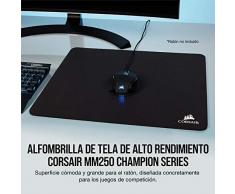 Corsair MM250 Champion - Alfombrilla para Juegos de Tela de Rendimiento de campeones, Tamaño XL, Negro
