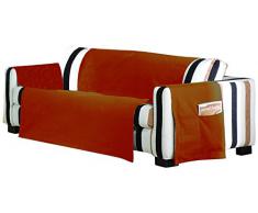 Eysa Lona Liso Funda de Sofa 1 Plaza Col. 39-Naranja