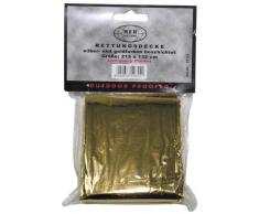 La manta térmica, plata - y dorado con