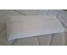 Seasons Almohada viscoelástica, Antiácaros y Antibacterias, Tejido Aloe Vera Hilo de Plata, Pack de 2 unidades-70 cm, 2