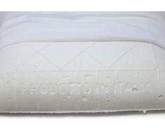Italian Bed Linen - Almohada con Memoria (42 x 72 x 11 cm), Color Blanco