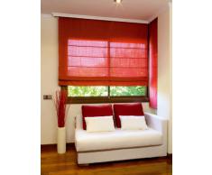 Estor plegable con varillas 180x175cm - Color Fresa