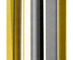 Fusion Cortinas Forradas con Ojales, 100% algodón, Color Ocre, 168 x 229 cm