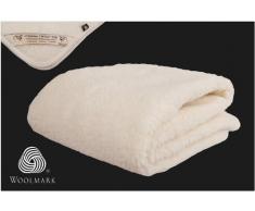 Manta / Sábana de Lana Merina Básica Sábana 120 x 190 cm Certificada por Woolmark. Muy suave y confortable.