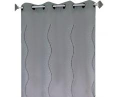 Homemaison HM698860129 - Cortina de paneles, color gris