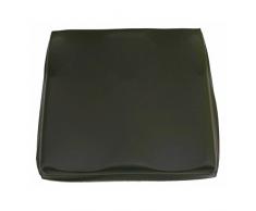 Ortotex - Cojín Viscoelástico Anatómico, Negro, 42 x 42 x 7.5 cm