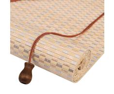 Persiana enrollable Cortina de Bambu Bambú para Puerta Interiores, Rodillo Ciego Romano con Cenefa, Múltiple (Color : Wave Curtain, Tamaño : 100x120cm)