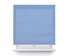 MERCURY TEXTIL Estor Enrollable translúcido Liso (Azul, 150x180cm)