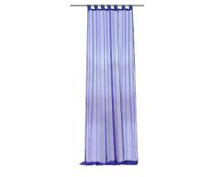 iovivo Samira uni - Cortina de velo con trabillas (245 x 140 cm)