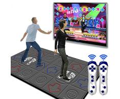 Alfombra de baile HD Estera Doble De Baile Computadora De TV De Doble Propósito Masaje, Host Inalámbrico, Conexión De 360 °, Descargas Ilimitadas De Juegos Y Canciones