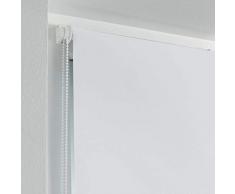 store dintérieur Persiana Enrollable Opaca de poliéster Opaco, Color Blanco, Blanco, 45 x 180 cm
