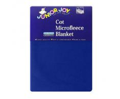 Junior Joy 6175BL - Manta de lana para cuna, 100 x 150 cm, color azul