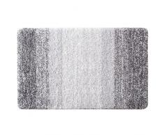 Aonewoe Alfombra Multifuncional Antideslizante 40 x 60cm Microfibra Alfombra de baño Gris