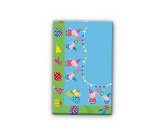 Peppa Pig 0539, Mantel de plástico Fiestas y cumpleaños, Dimensiones 120x180cms
