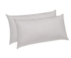Pikolin Home - Pack de 2 almohadas de fibra, con tratamiento aloe vera, firmeza baja, 40x70cm (Todas las medidas)