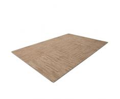 FINNLO 99997 - Alfombra de piso, tapete de rompecabezas, color madera