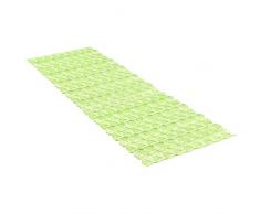 TATAY 5510003 - Alfombra antideslizante para ducha o bañera con diseño de peces, 97 x 36, turquesa translúcido