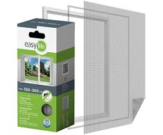Mosquitera para ventana de 300 x 150 cm de insectos de la protección de la ventana se puede cortar