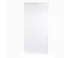 Fdit - Cortina de Hilo para Sala de Estar (100 x 200 cm), Color Plateado