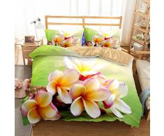 CHAOSE Juego de Sábanas Serie de Rosas Nobles 3D Funda Nórdica de Algodón y poliéster 3 Piezas (1 Funda Nórdica + 2 Funda de Almohada) (Rosa Juvenil, (220x 240cm+2/75x50cm) - Cama de 150/160)