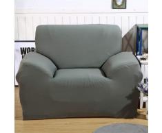 Paramount City ParaCity la silla del estiramiento de la cubierta 2 plazas Tela Funda Protector Funda Sillón 1 seater:90-140cm Gris
