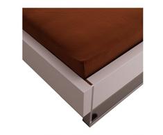 Julie julsen franela Premium sábana bajera en todos los tamaños y muchos colores, algodón, marrón, 160 cm x 200 cm